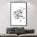 Ink Splash Canvas Art Clock Canvas