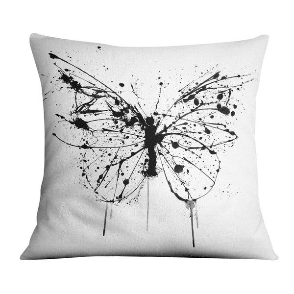 Inked Butterfly Cushion Cushion Cushion Square Clock Canvas