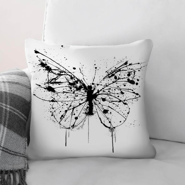 Inked Butterfly Cushion Cushion Cushion Square Clock Canvas