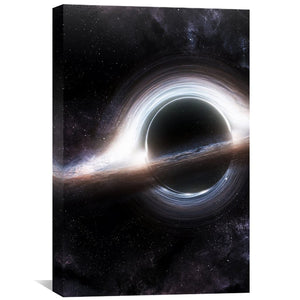 Interstellar Black Holes Canvas Art Clock Canvas