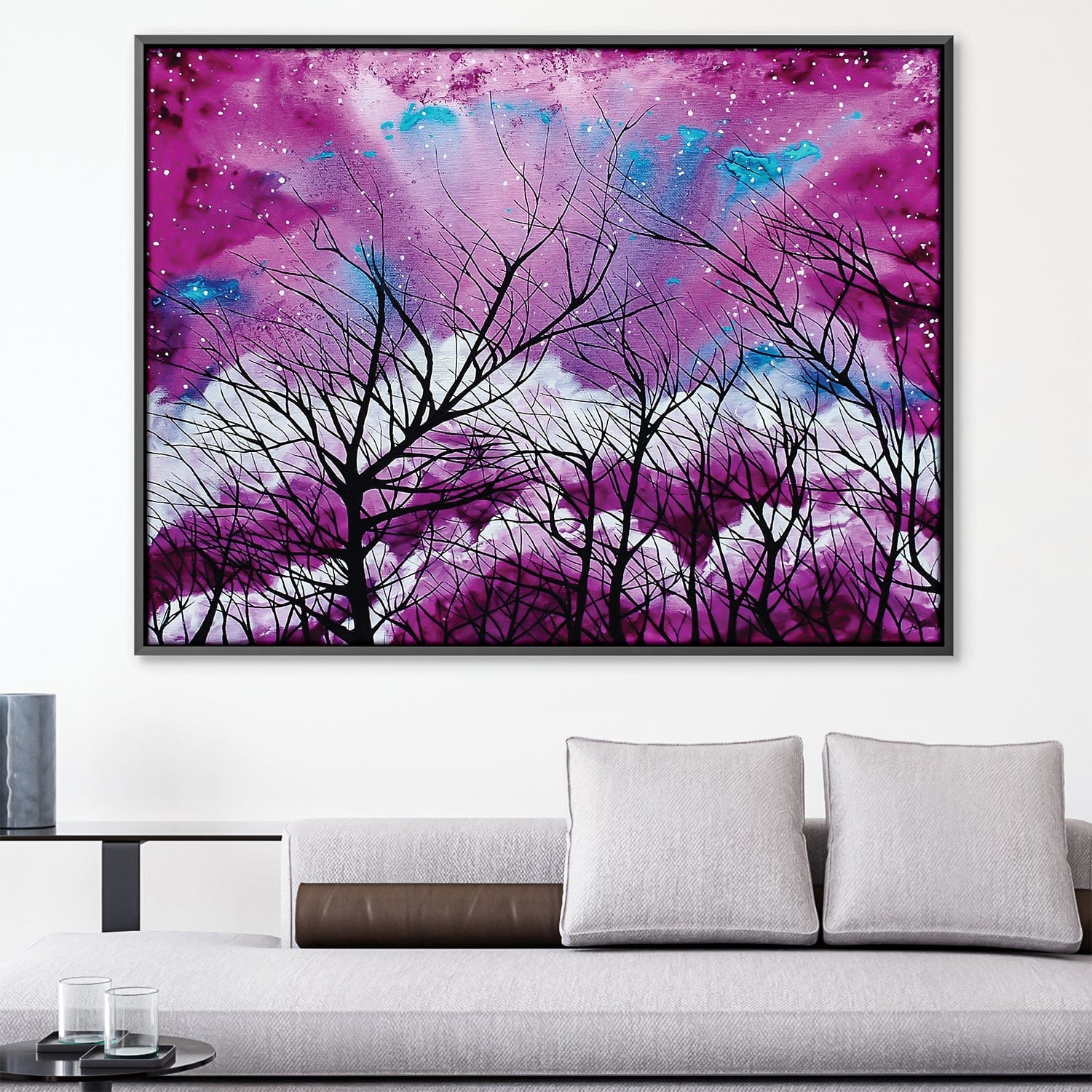 Into the Plum Cosmos Canvas product thumbnail