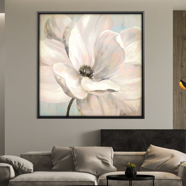 Iridescent Bloom Canvas Art 30 x 30cm / Unframed Canvas Print Clock Canvas