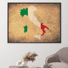 Italy Canvas Art Clock Canvas