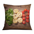Italy Cuisine Cushion Cushion Cushion Square Clock Canvas