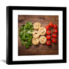 Italy Cuisine Print Art Clock Canvas