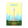 Jakarta Canvas - Studio 324 Art Clock Canvas