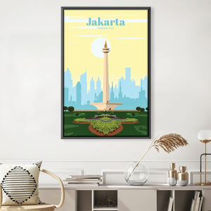 Jakarta Canvas - Studio 324 Art Clock Canvas
