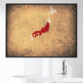 Japan Canvas Art Clock Canvas