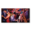 Jazz Nights Canvas Art Clock Canvas