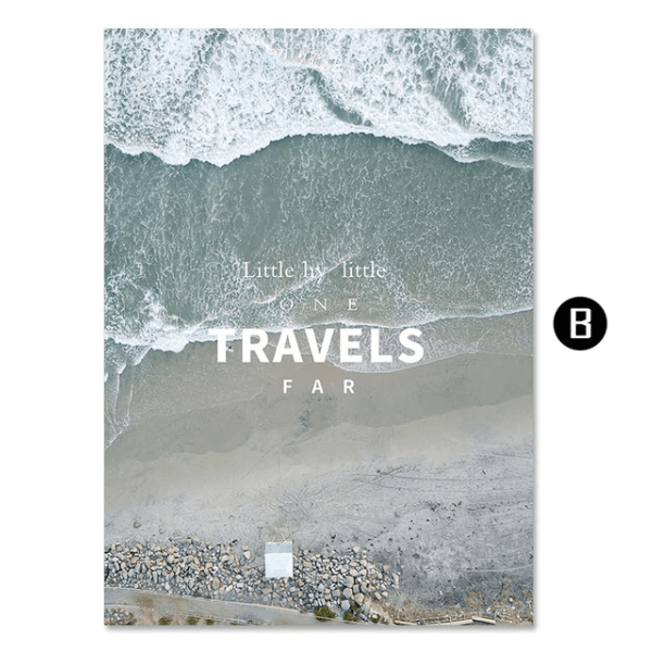 Journey Canvas Art B / 40 x 50cm / No Board - Canvas Print Only Clock Canvas