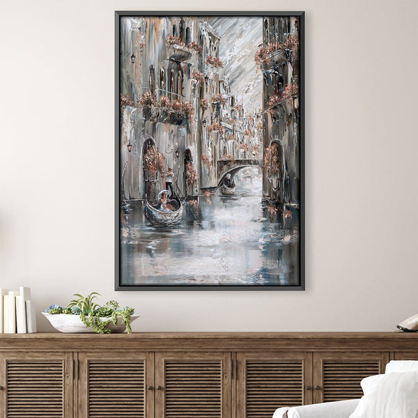 Journey, Venice Charm Canvas Art 30 x 45cm / Unframed Canvas Print Clock Canvas