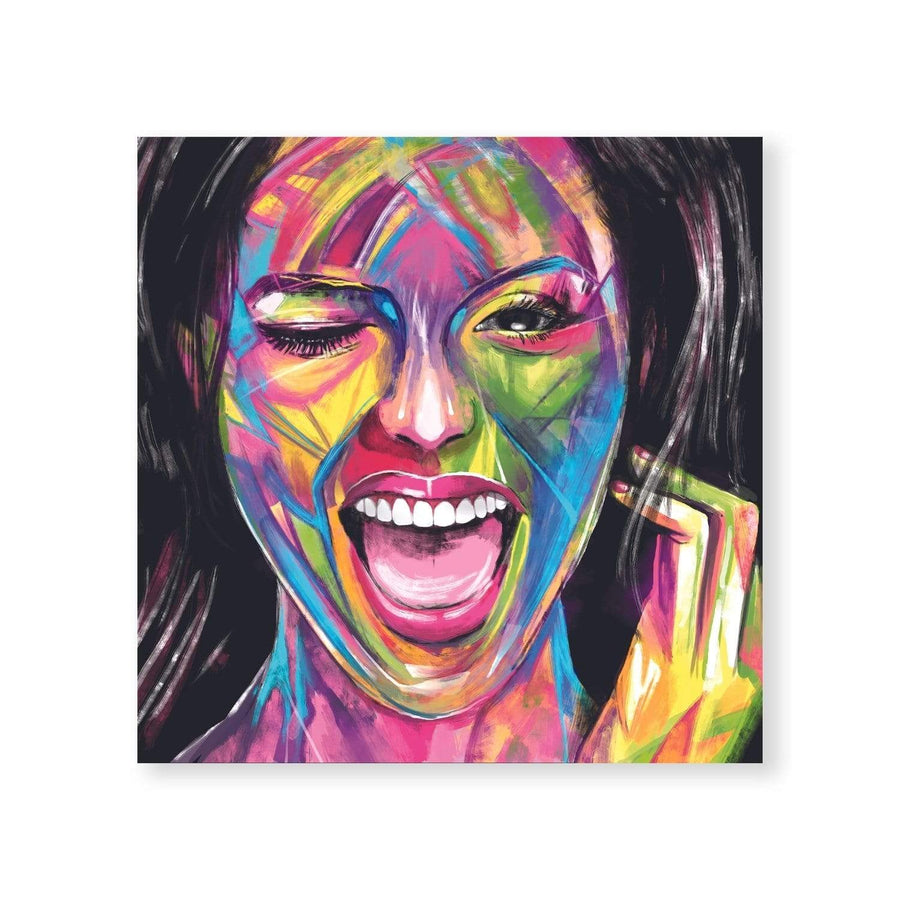 Joy and Excitement Canvas Art Clock Canvas