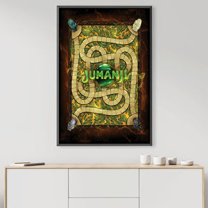 Jumanji Canvas Art 30 x 45cm / Unframed Canvas Print Clock Canvas