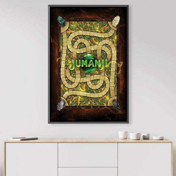 Jumanji Canvas Art 30 x 45cm / Unframed Canvas Print Clock Canvas