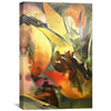 Jungle in the Abstract Canvas Art Clock Canvas
