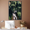Jungle Parrot Canvas Art 30 x 45cm / Unframed Canvas Print Clock Canvas