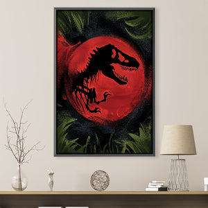 Jurassic Park Canvas Art 30 x 45cm / Unframed Canvas Print Clock Canvas