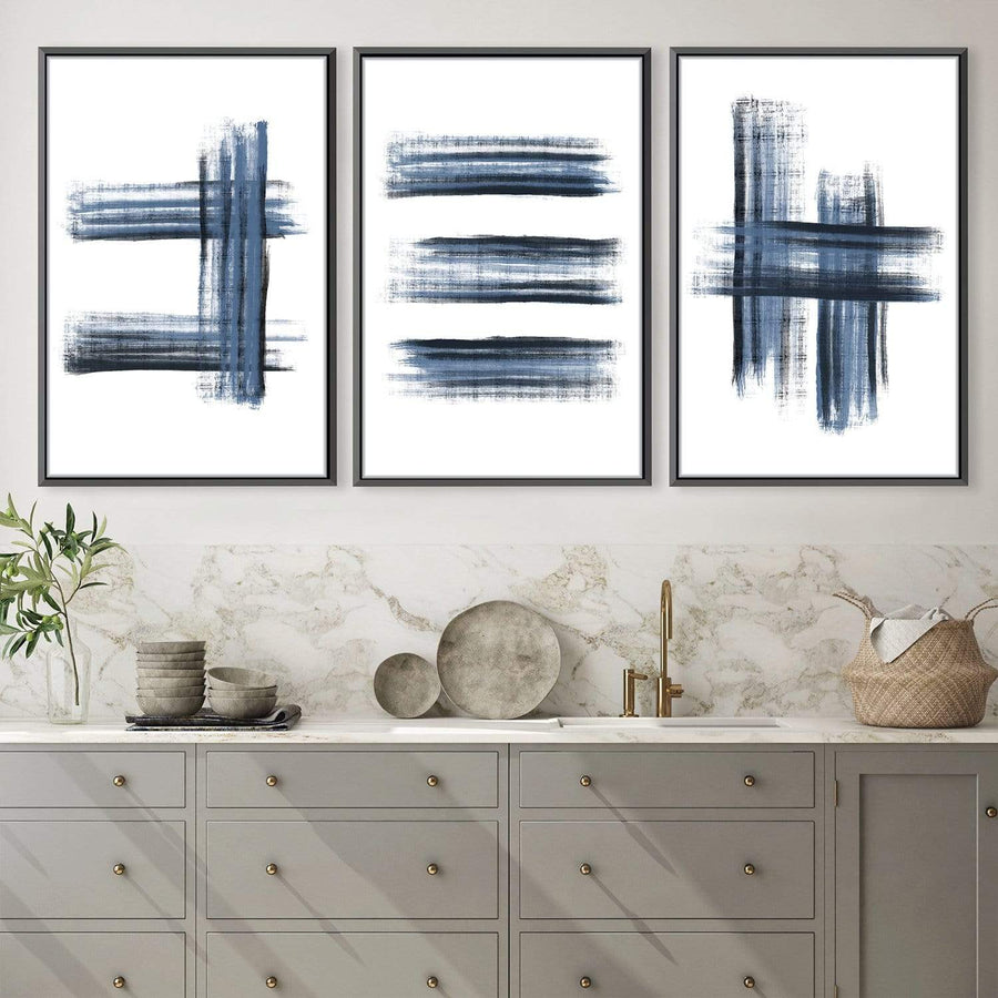 Kashmir Brush Canvas Art Clock Canvas