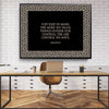 Keep in Mind Clock Canvas