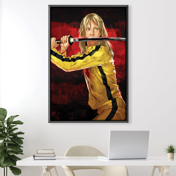 Kill Bill 4  Canvas Art 30 x 45cm / Unframed Canvas Print Clock Canvas