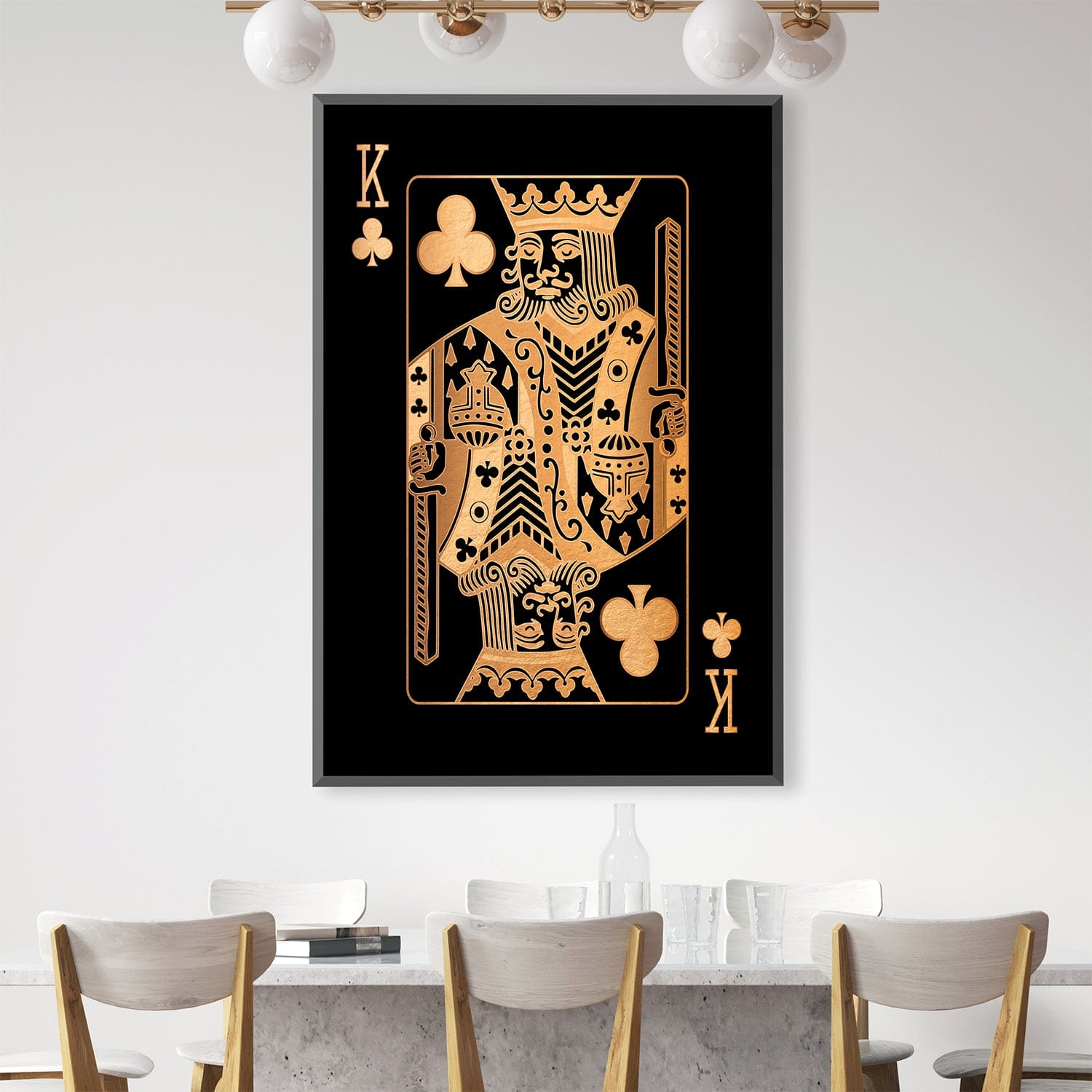 King of Clubs - Gold Canvas product thumbnail