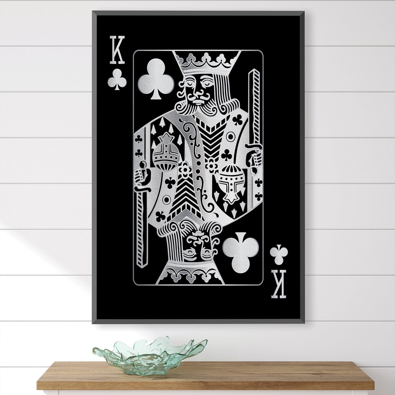 King of Clubs - Silver Canvas product thumbnail