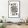 King of Spades - Graffiti Canvas Art Clock Canvas