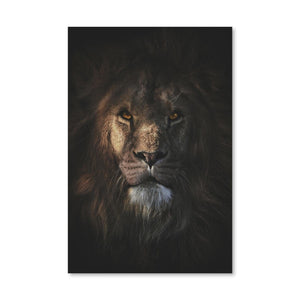 King of the Jungle Canvas Art Clock Canvas