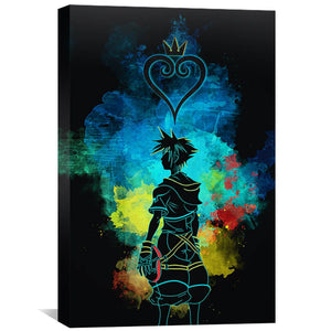 Kingdom Hearts Canvas Art 30 x 45cm / Unframed Canvas Print Clock Canvas