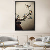 Kingfishers 1 Canvas Art 30 x 45cm / Unframed Canvas Print Clock Canvas
