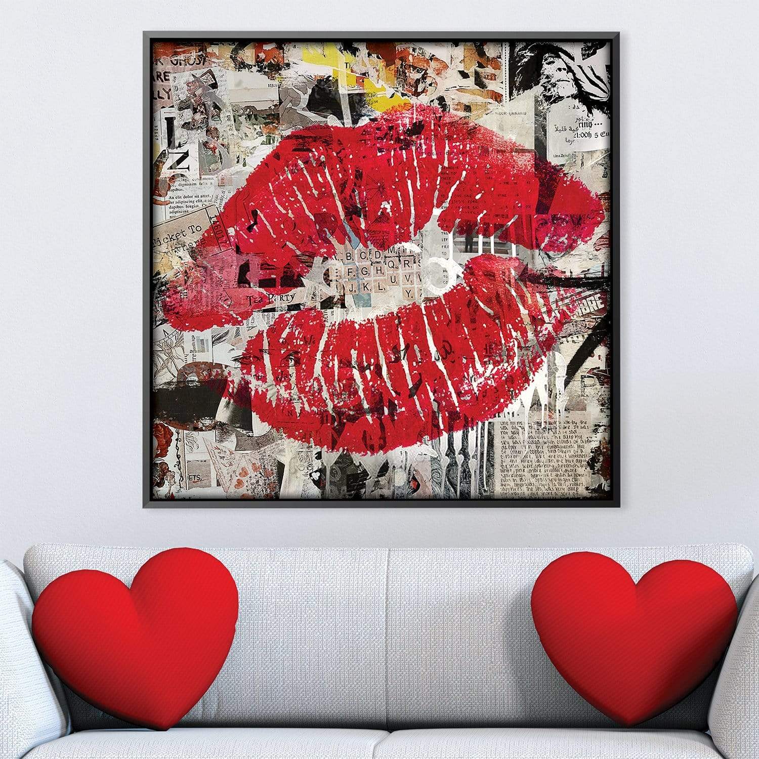 Kiss Collage Canvas product thumbnail