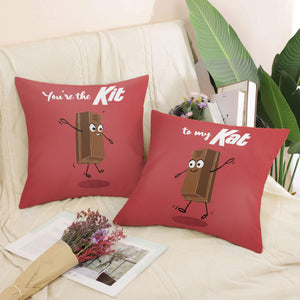 Kit to Kat Cushion Cushion Clock Canvas