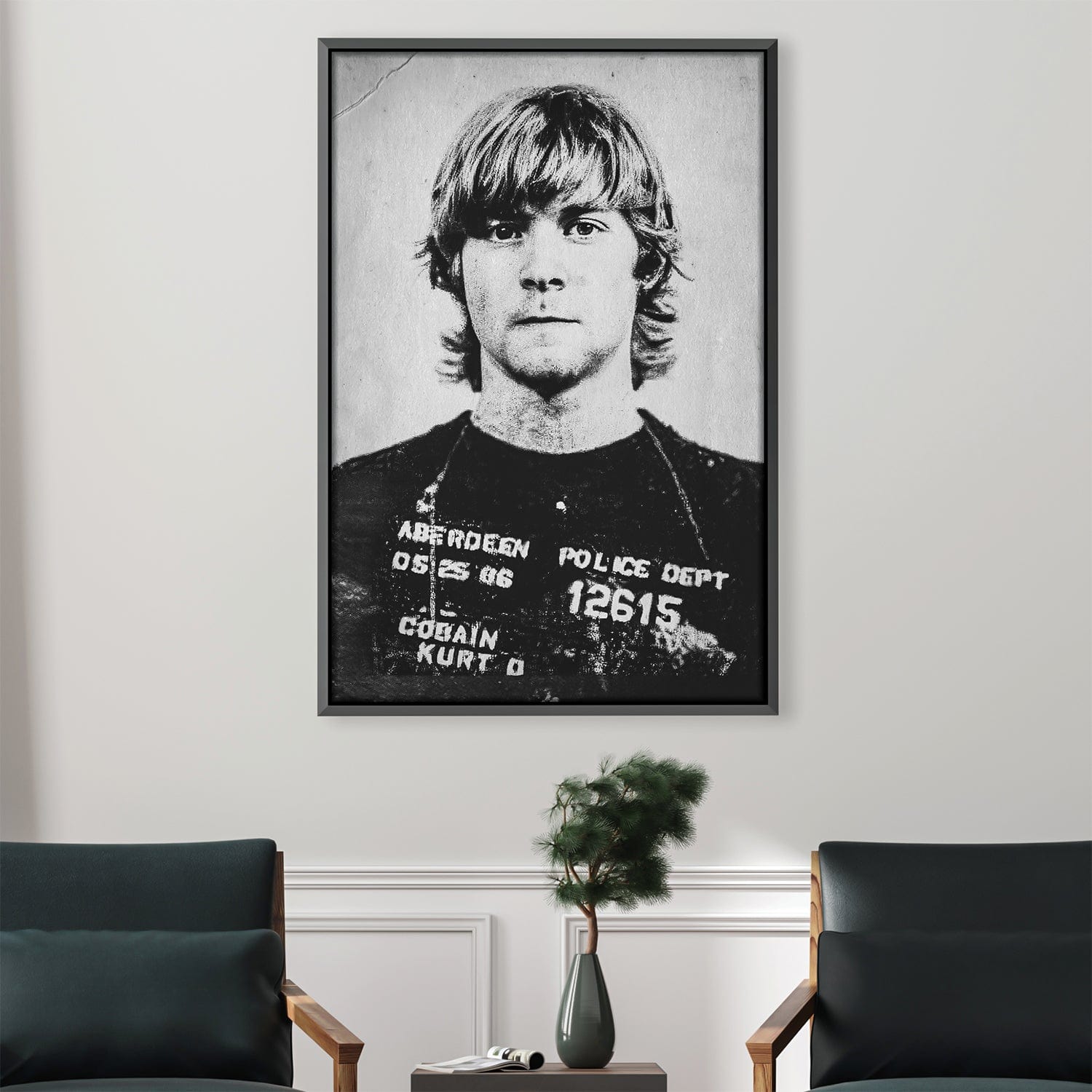 Kurt Cobain Mugshot Canvas product thumbnail