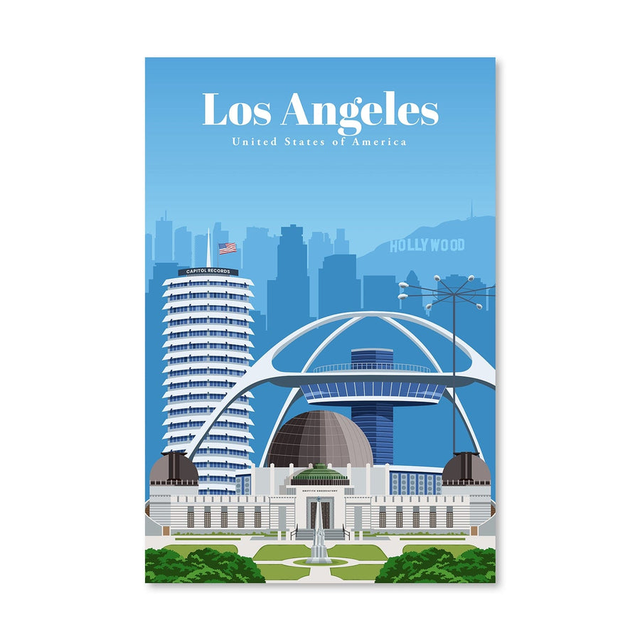 LA Canvas - Studio 324 Art Clock Canvas