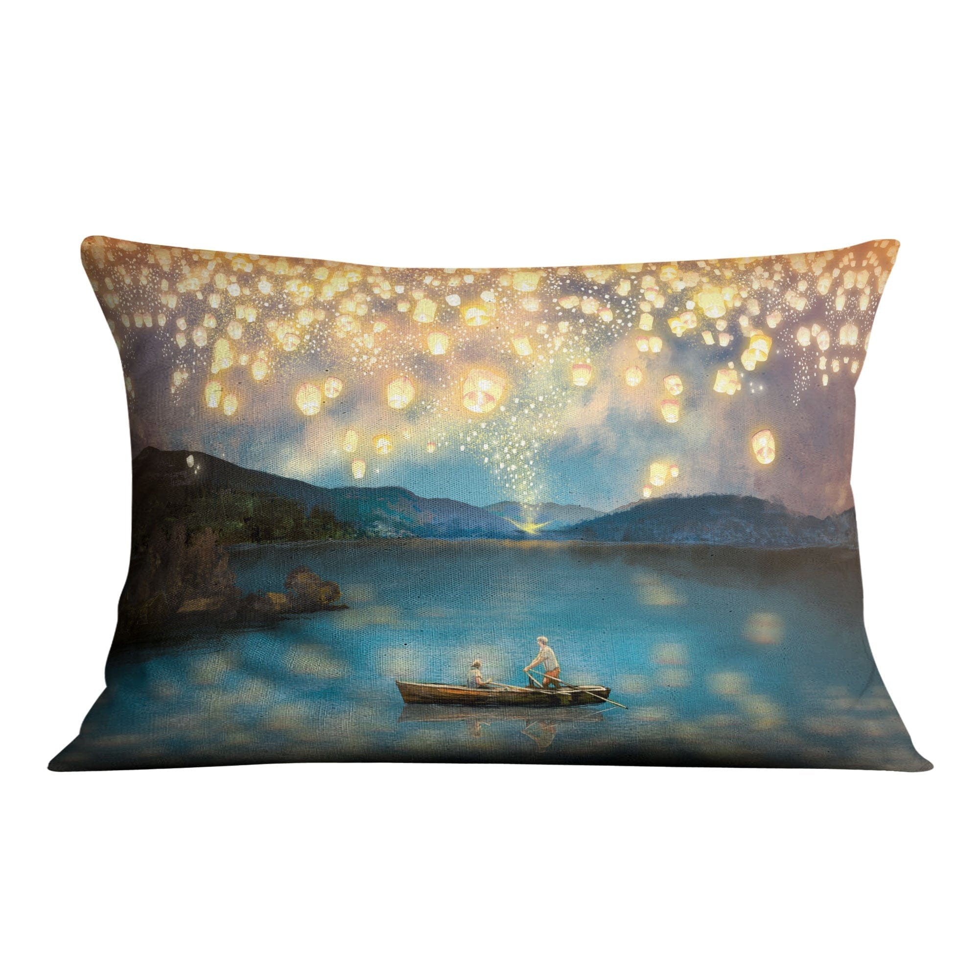 Lantern Views Cushion Cushion 48 x 33cm Clock Canvas