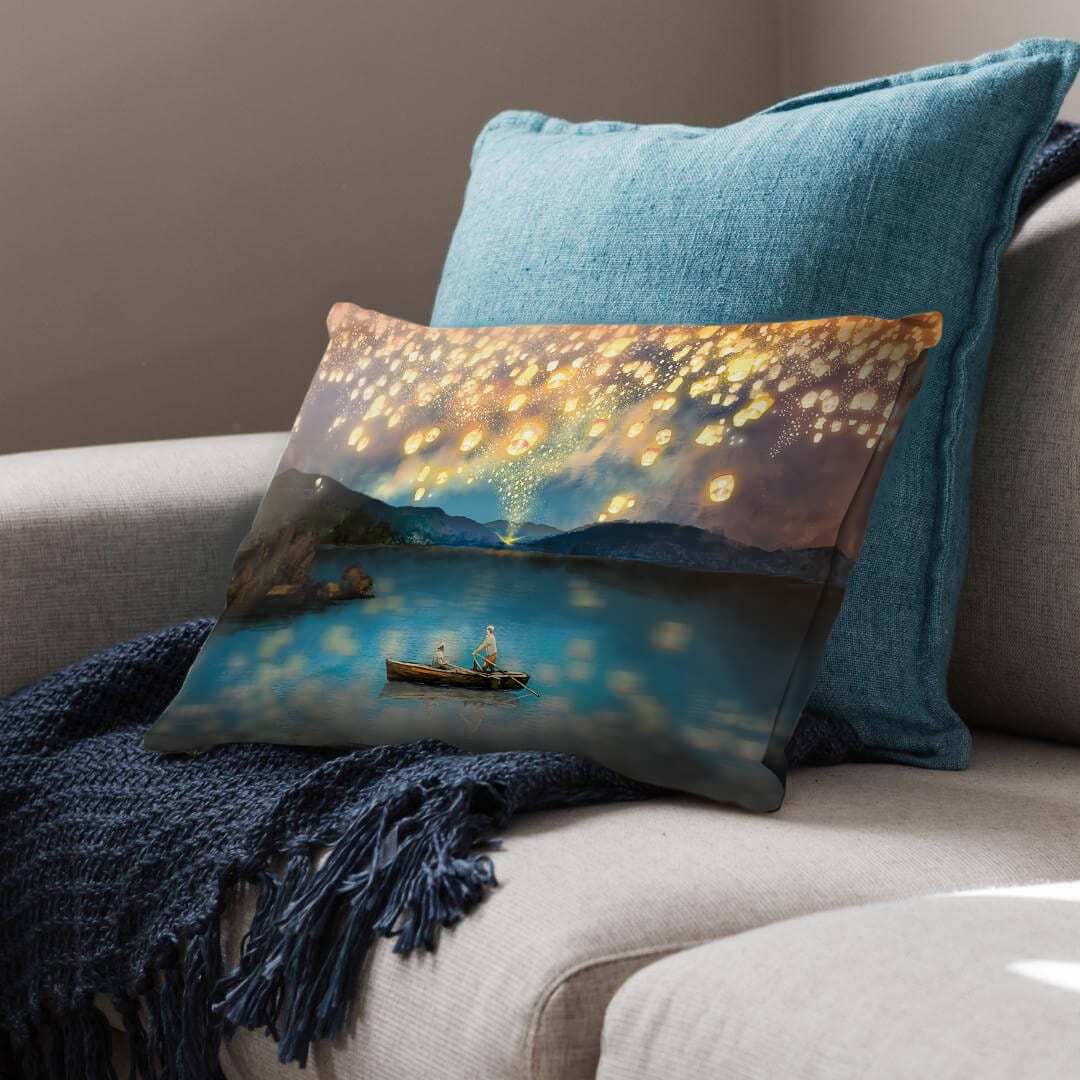 Lantern Views Cushion Cushion Cushion Landscape Clock Canvas