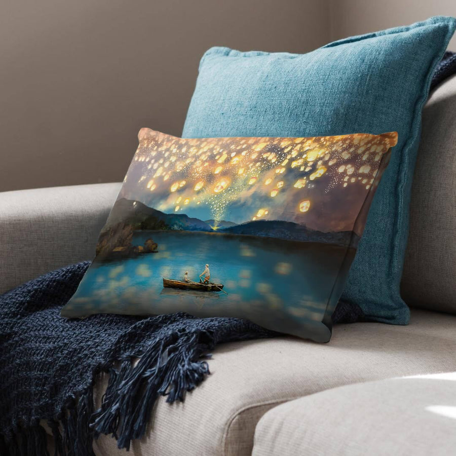 Lantern Views Cushion Cushion Cushion Landscape Clock Canvas