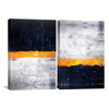 Layered Navy Canvas Art Clock Canvas