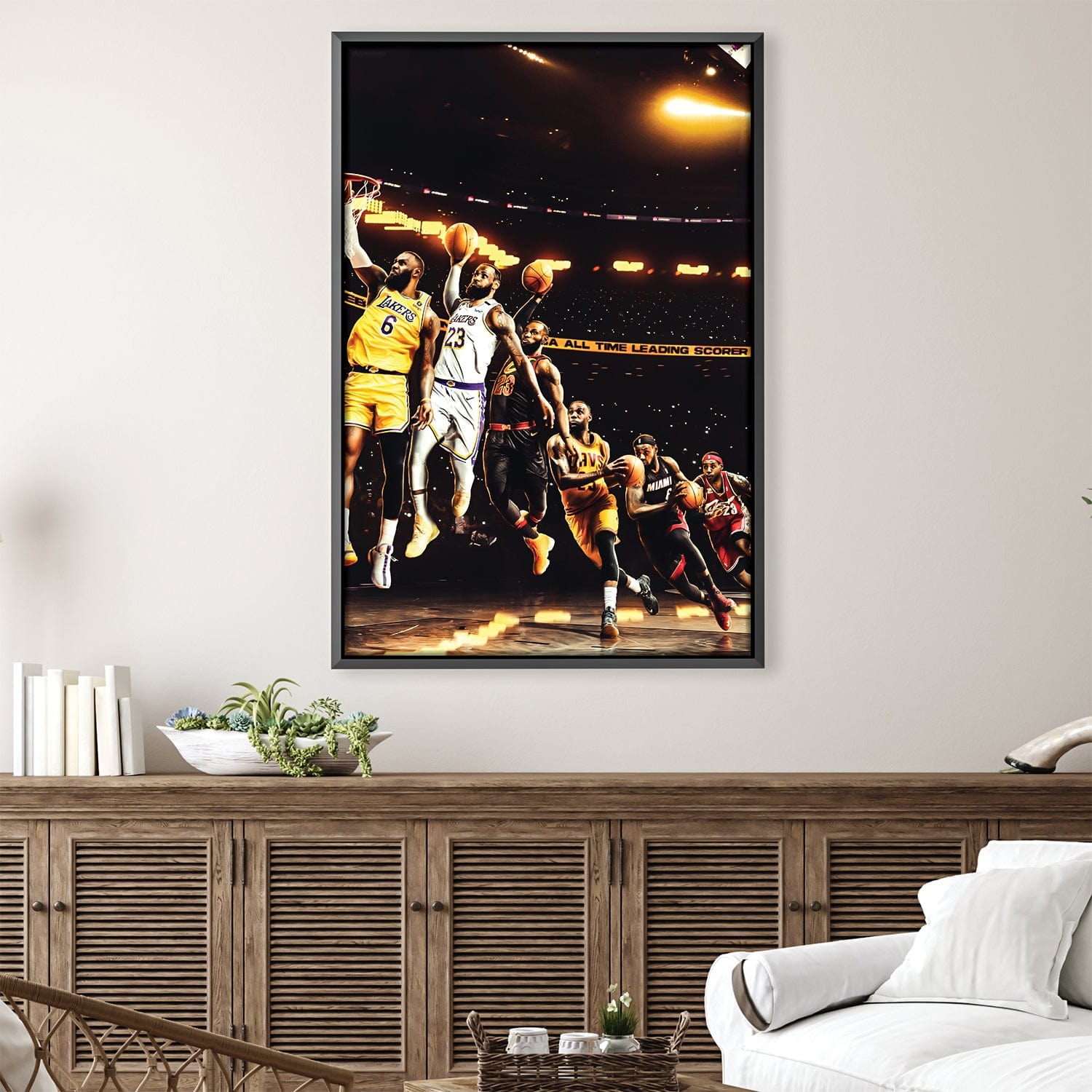 Lebron Leading Scorer Canvas product thumbnail