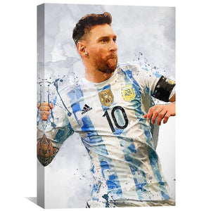 Legend of Messi Canvas Art Clock Canvas
