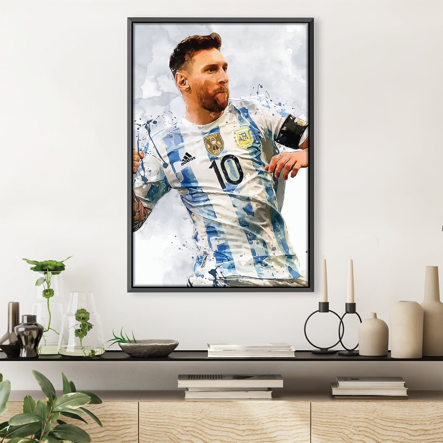 Legend of Messi Canvas 12 x 18in / Canvas product thumbnail
