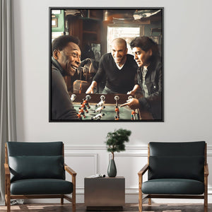 Legends of the Game Canvas Art Clock Canvas