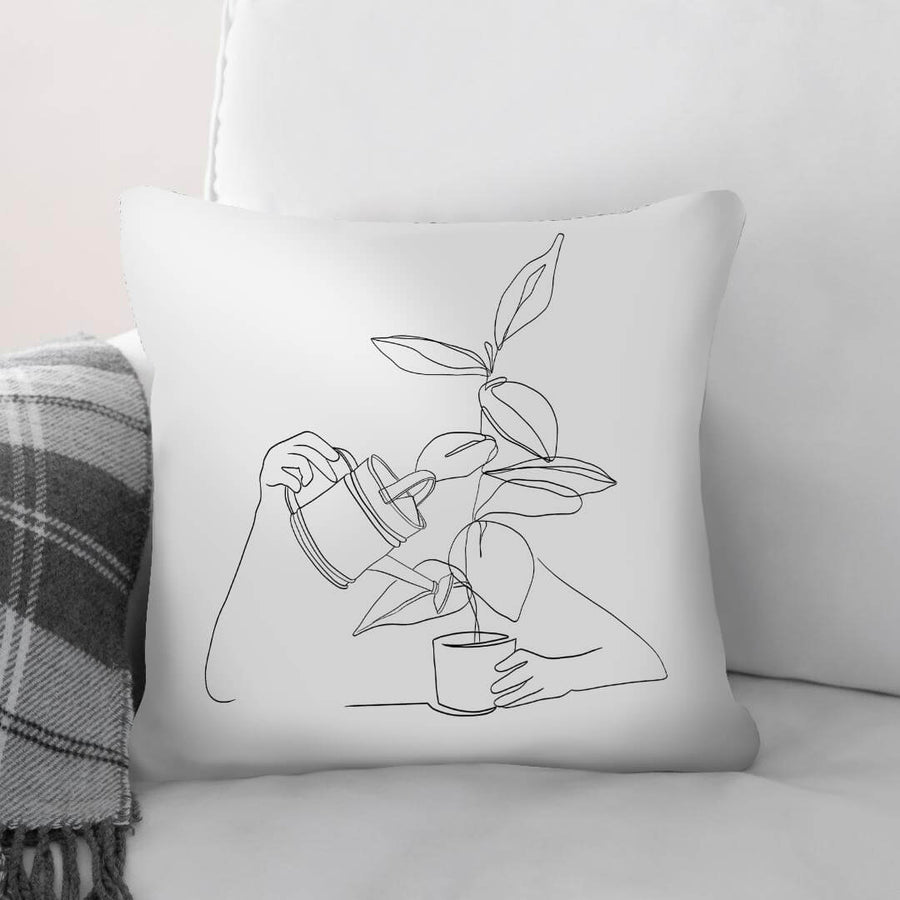 Leisurely Afternoons C Cushion Cushion 45 x 45cm Clock Canvas
