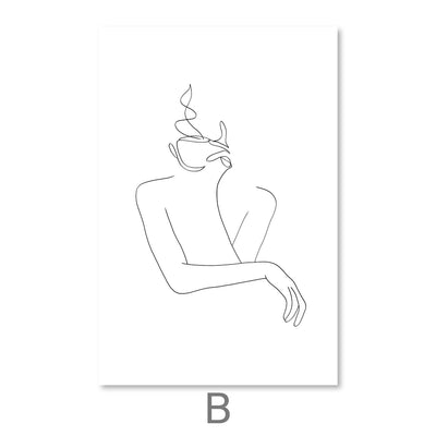 B