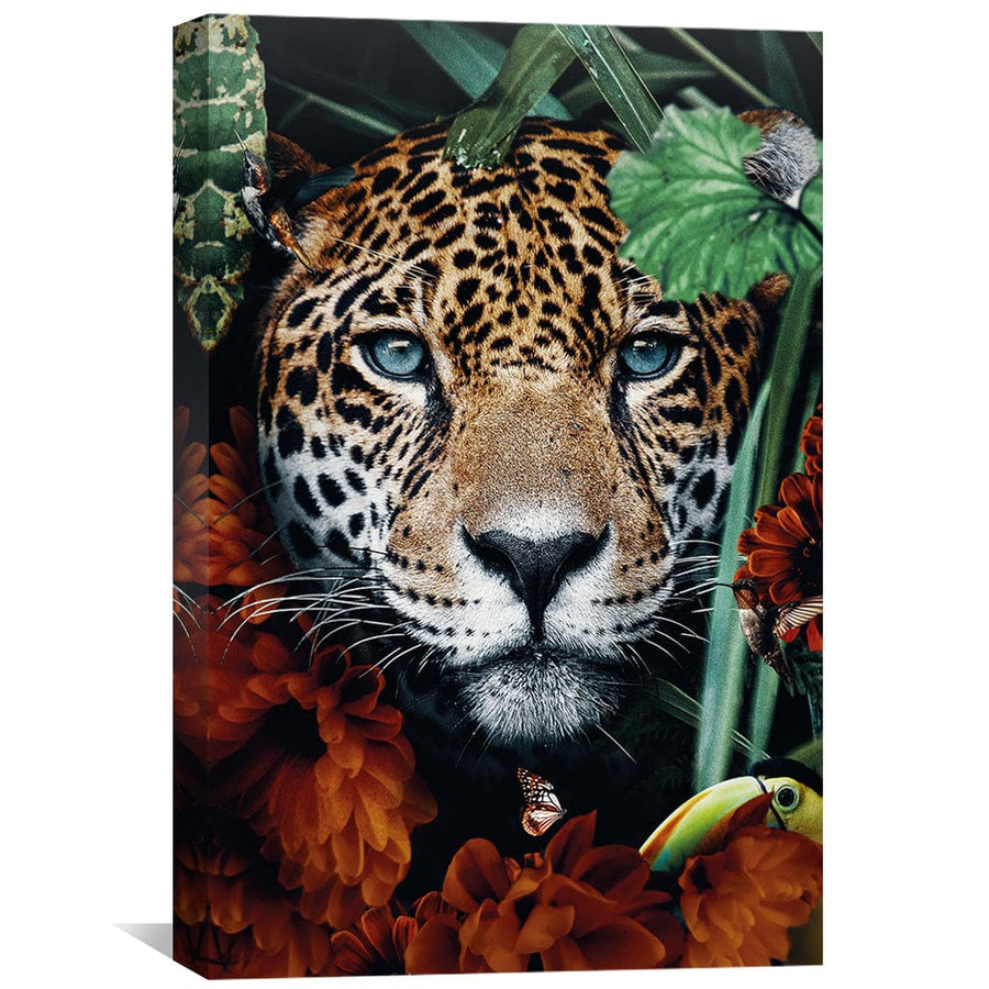 Leopard 2 Canvas Art Clock Canvas