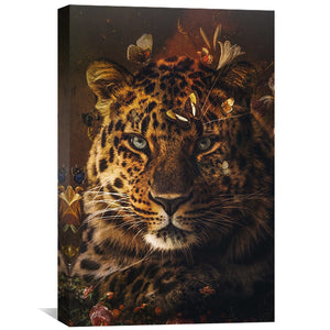 Leopard 3 Canvas Art Clock Canvas