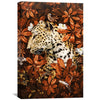 Leopard 4 Canvas Art Clock Canvas