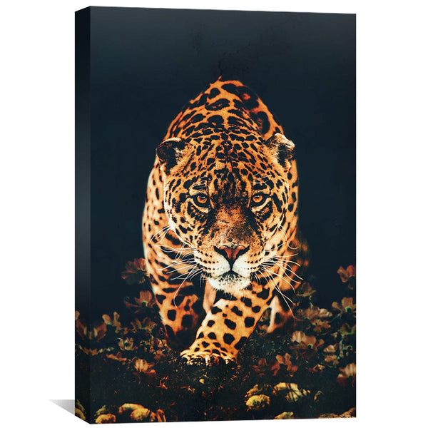 Leopard Canvas Art Clock Canvas
