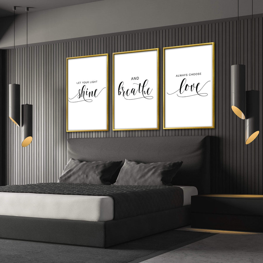 Let Your Light Shine Canvas Art Clock Canvas