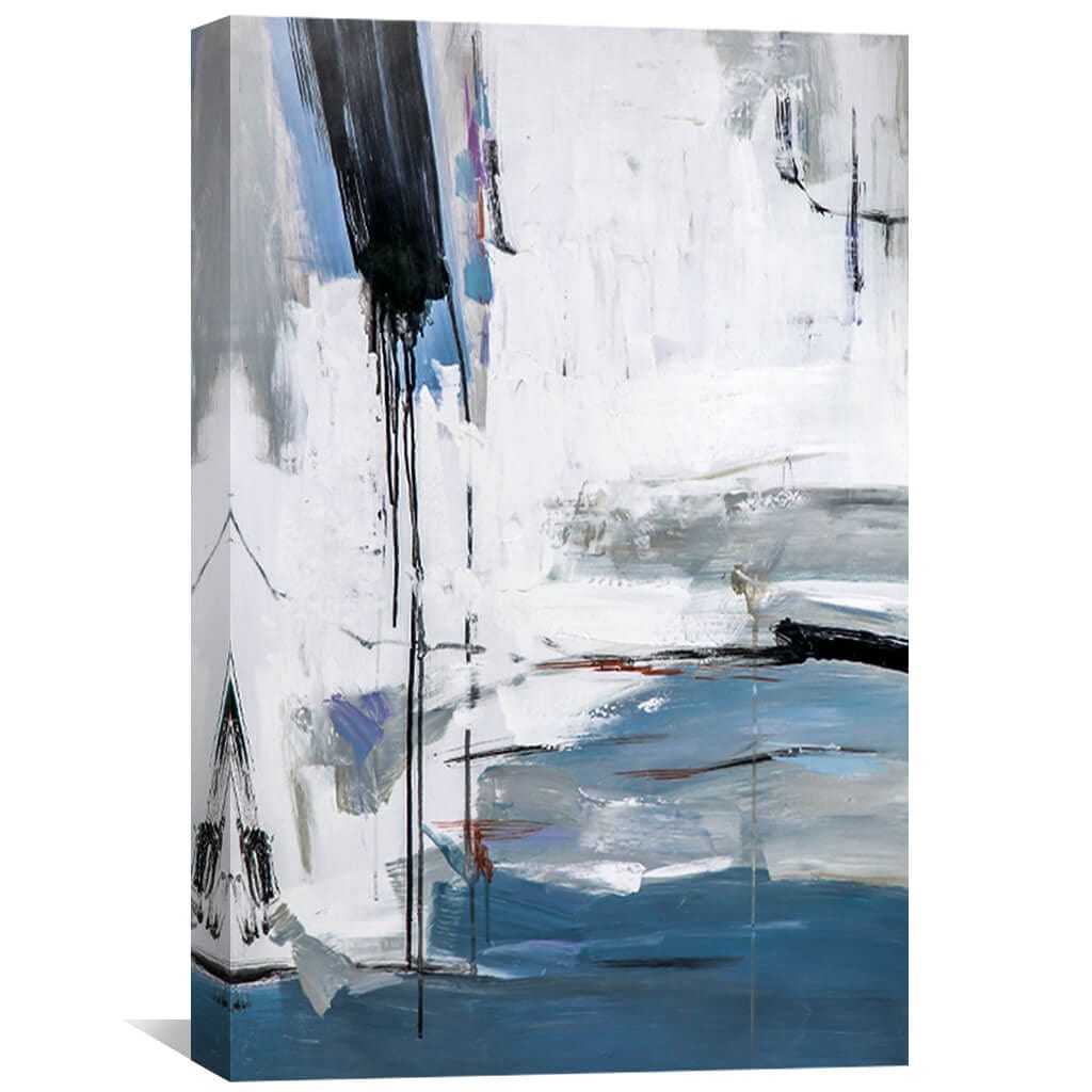 Leveling Arctic Oil Painting Oil Clock Canvas